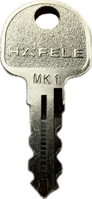 Hafele hlavní klíč číslo 1