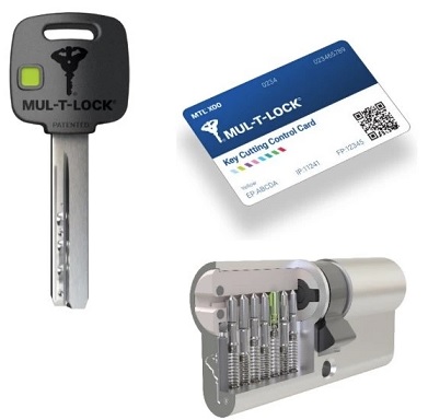 Cylindrická vložka MUL-T-LOCK MTL 300 T55x30 oliva standa