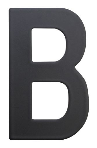 Nerezové číslo RN.75L.B.CE černá